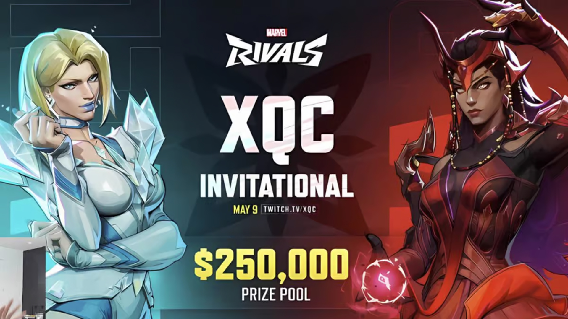 xQc Announces His Own Marvel Rivals Tournament